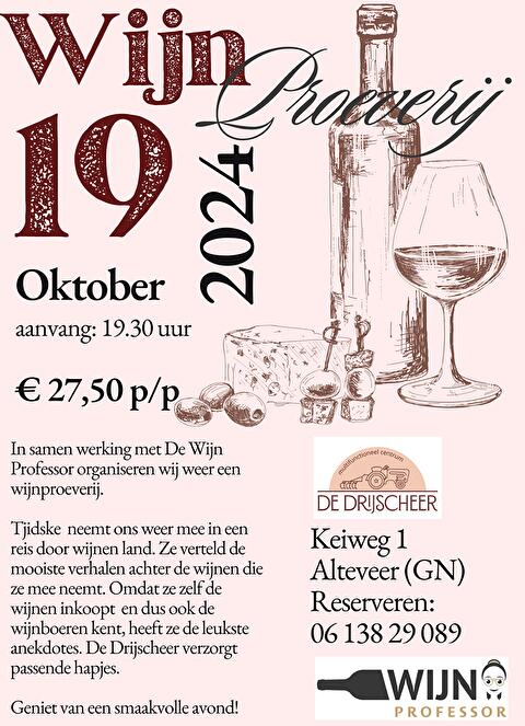 Wijn en bierproeverij